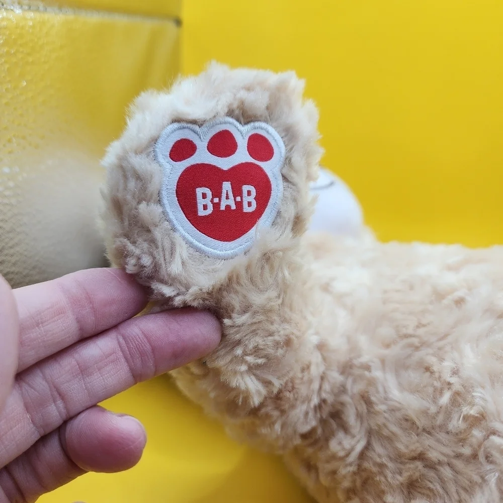 🧸 Build A Bear Happy Hugs Teddy Bear 2020 Stuffed Plush Animal 16" Beige Cream - Picture 6 of 8